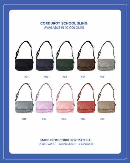 Corduroy Series - Mini/School Sling #05