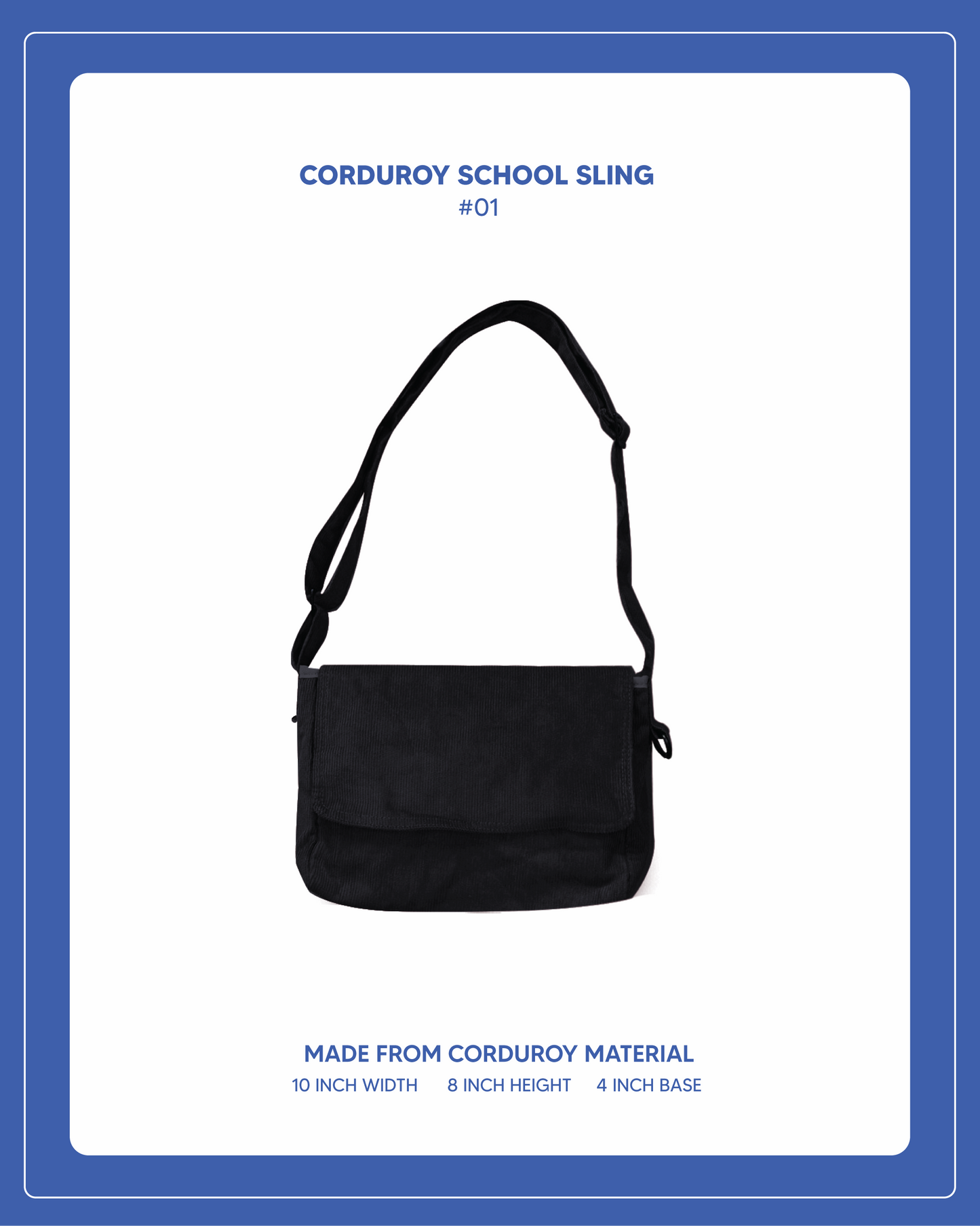 Corduroy Series - Mini/School Sling #01