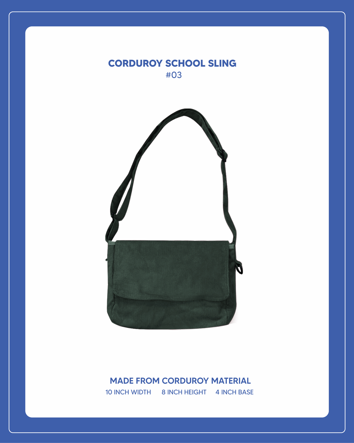Corduroy Series - Mini/School Sling #03