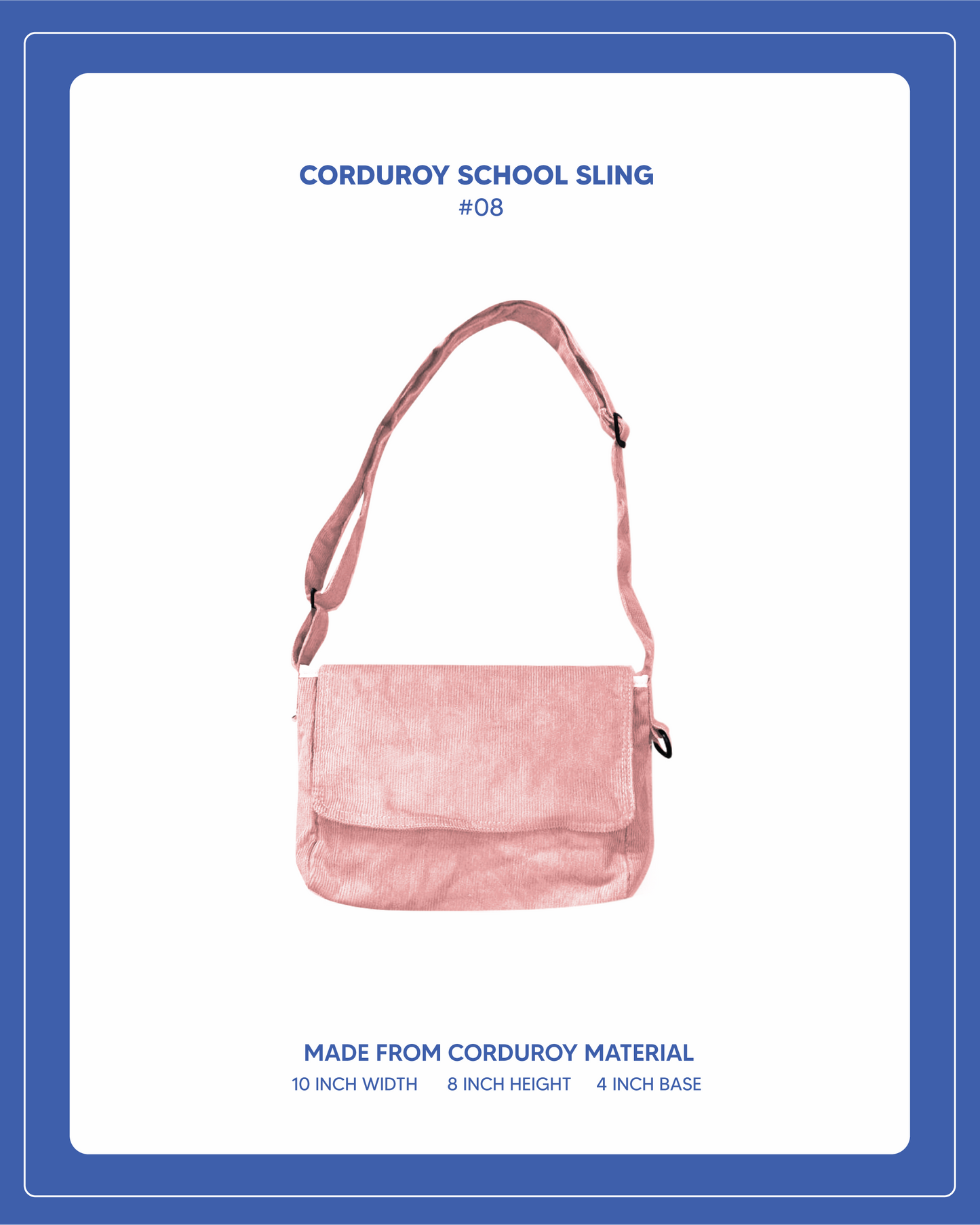 Corduroy Series - Mini/School Sling #08