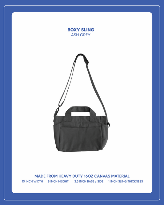 Boxy Sling - Ash Grey