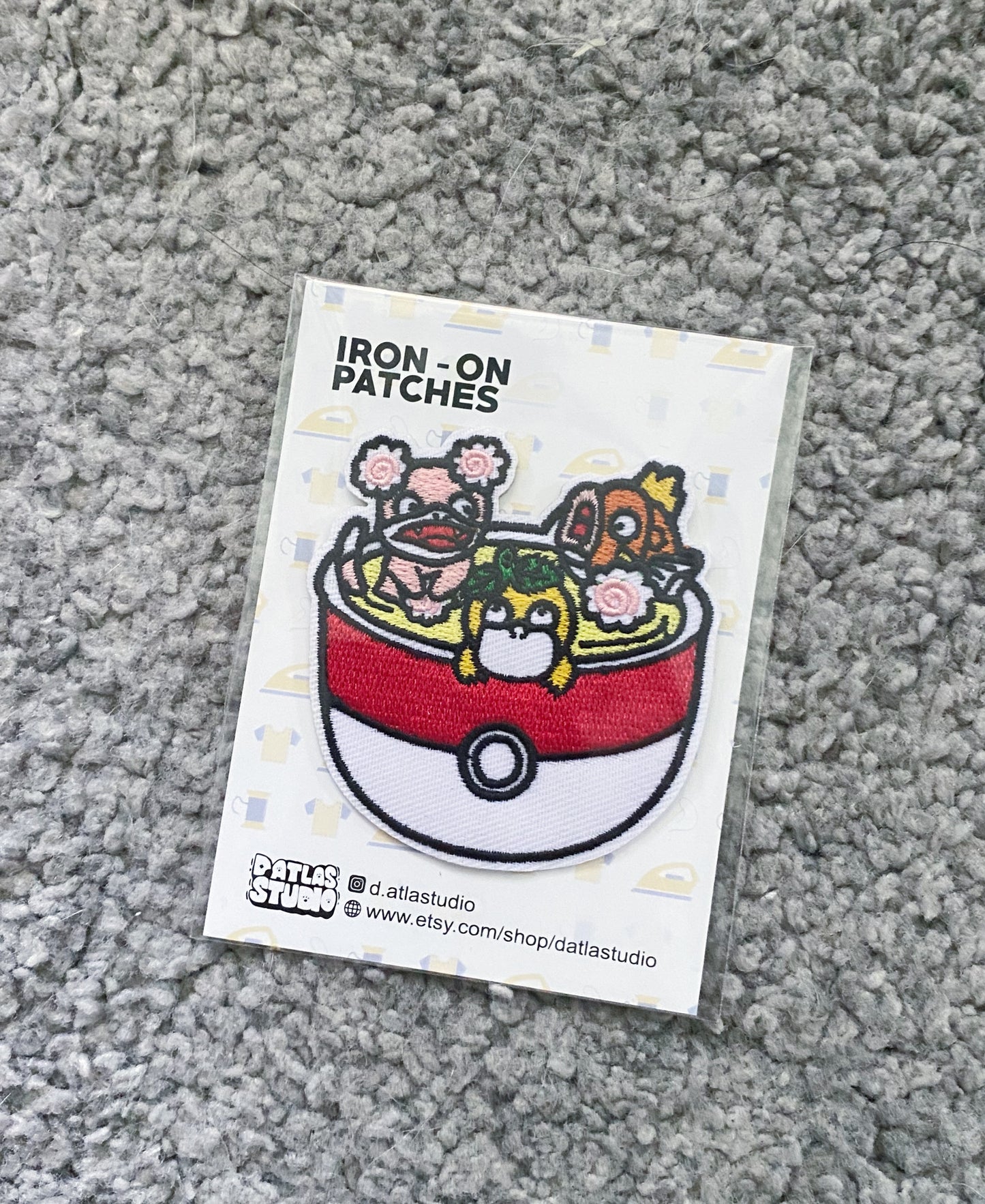 Pokemon Chawamushi Iron On Patch – the EVERYDAY CLUB