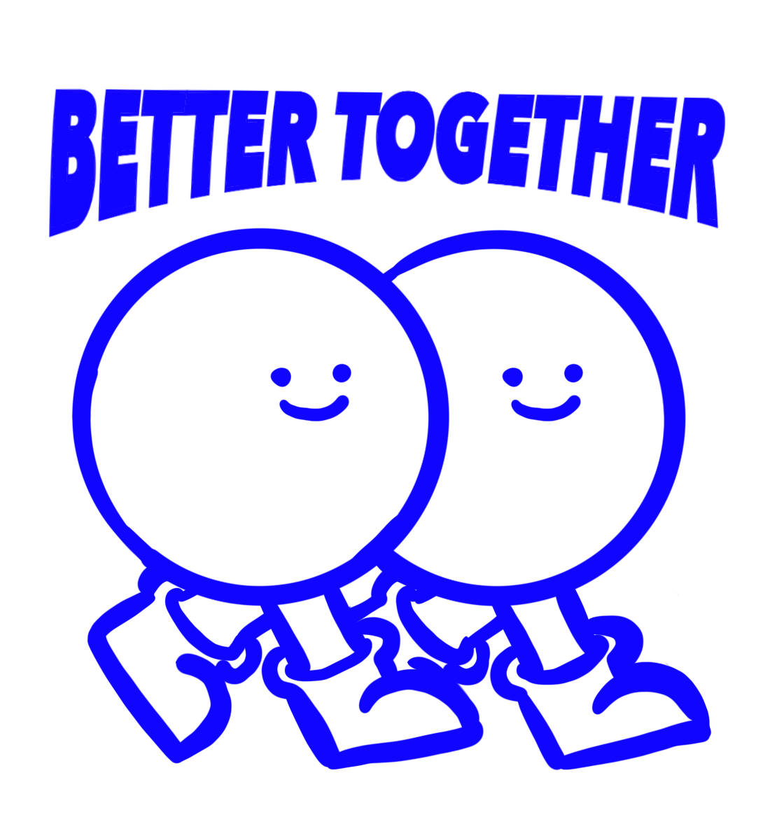 Better Together Series Acrylic Keychain