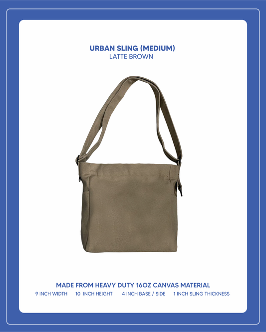 Urban Sling (Medium) - Latte Brown