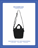 Mini Courier Sling - Charcoal Black
