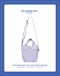 Mini Courier Sling - Wisteria