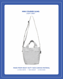 Mini Courier Sling - Light Grey