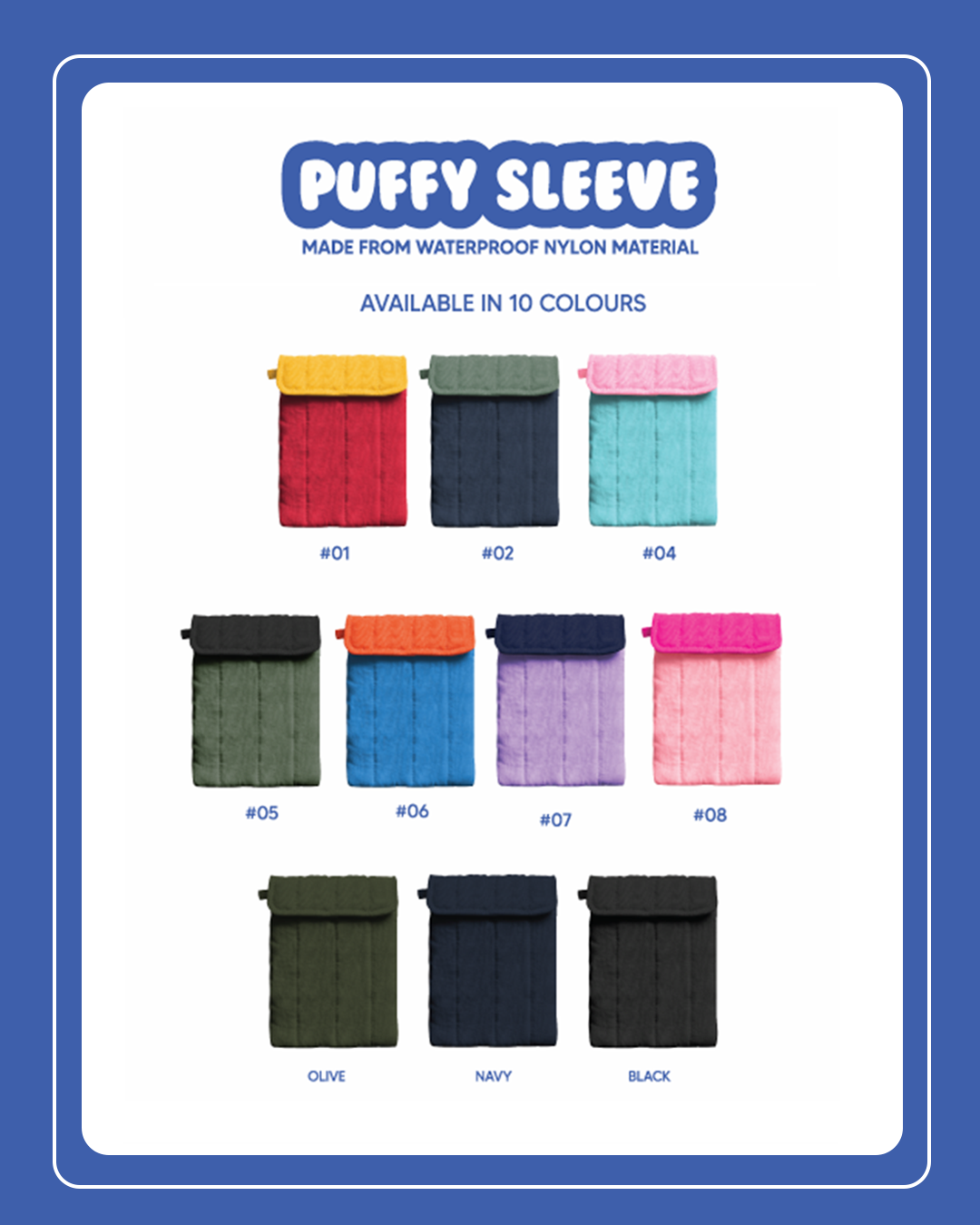 Puffy Gadget Sleeves