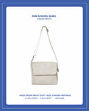 Mini School Sling - Cream White
