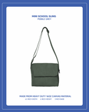Mini School Sling - Pebble Grey