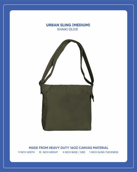 Urban Sling (Medium) - Khaki Olive