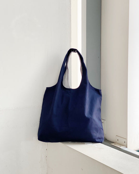 Shopper Tote - Navy (Canvas)